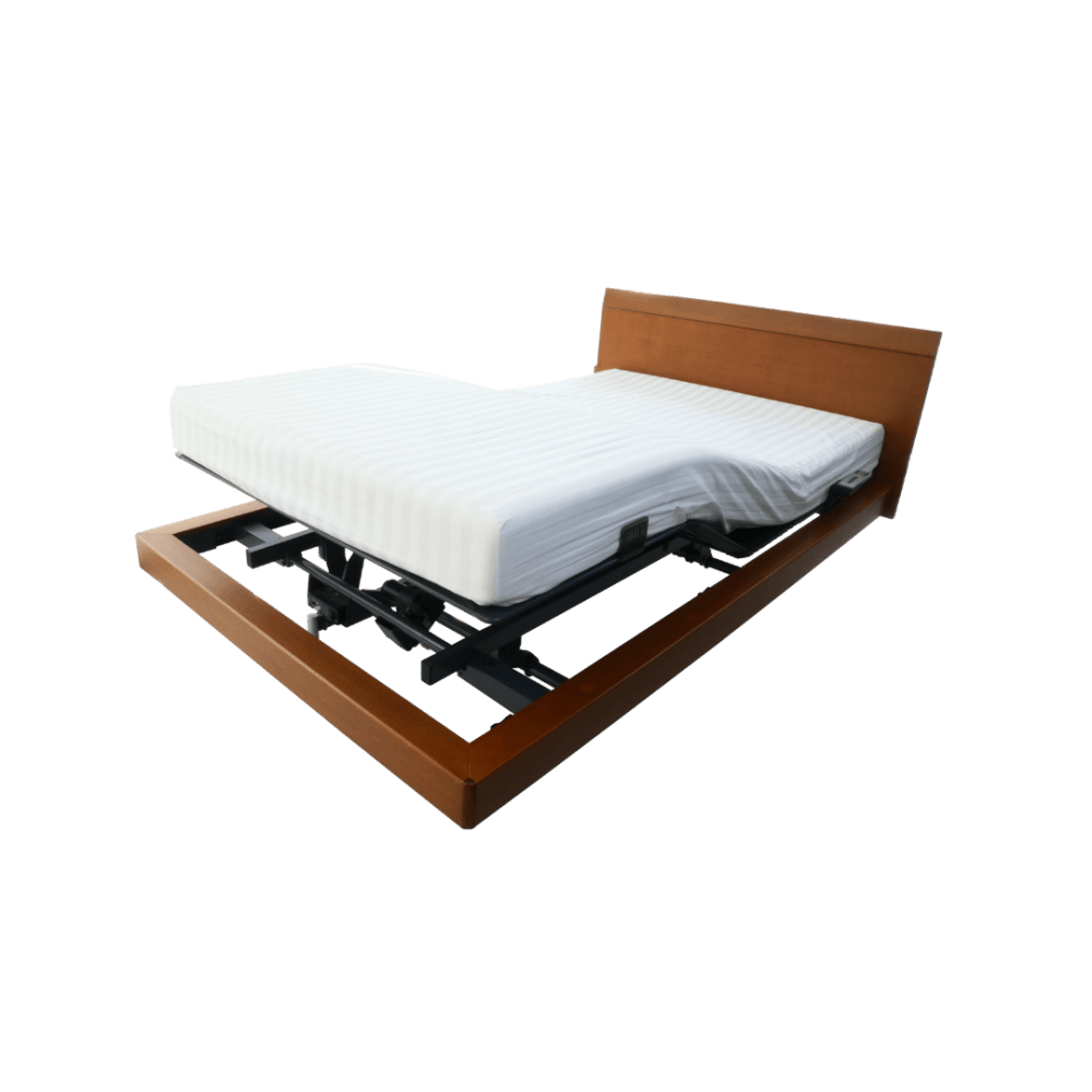 เตียงผู้ป่วยไฟฟ้า PARAMOUNT BED รุ่น Intime 7000 สี ไม้ พร้อมที่นอน รุ่น SMART SLEEP
